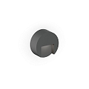 Luminaria de pared para exteriores RETO ROUND WALL SURFACE OUTDOOR 0.8 redondo IP65, antracita regulable