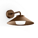 Luminaria de pared para exteriores TRADORA WALL IP65 1.0 IP65, color bronce regulable