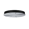 ceiling canopy 9-fold, aluminium, black