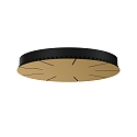 ceiling canopy 3-fold, champagner, black