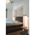 SLV Luminaria de pared y techo KALU LED 4  SQUARE de 4 llamas, cuadrado, giro cardánico IP20, negro, blanco regulable