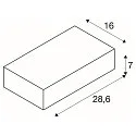 SLV LED Wall luminaire SHELL 30, 54W, 3000K, white