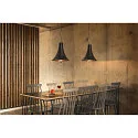SLV Luminaria colgante BATO 35 PD pequeño, redondo E27 IP20, negro regulable