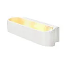 Luminaria de pared ASSO 300 DTW Arriba-Abajo, oval, Dim-To-Warm IP20, blanco regulable