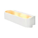 Luminaria de pared ASSO 300 DTW Arriba-Abajo, oval, Dim-To-Warm IP20, blanco regulable