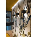 SLV Luminaria de pared LOGS IN DTW Arriba-Abajo, pequeño, Dim-To-Warm, indirecta IP20, negro regulable