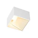 SLV Luminaria de pared LOGS IN DTW Arriba-Abajo, pequeño, Dim-To-Warm, indirecta IP20, blanco regulable