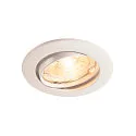 Luminaria empotrable para techos PIKA QPAR51 giratorio GU10, blanco 