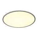 SLV Luminaria de techo PANEL 60 ROUND redondo IP20, gris plateado regulable