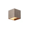 Luminaria de pared SOLID CUBE G9, negro 