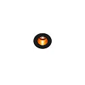 Luminaria empotrable para techos TRITON MINI LED, dorado, negro 