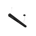 Premium LED Pendant luminaire Q-LINE PD, 100cm, for BAP, 45W, TRIAC dimmable, black, 3000K 2100lm