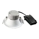 SLV Luminaria empotrable AKALO D83 DL IP20, blanco regulable 9W 850lm 3000/4200/5700K 90° 90° CRI >80