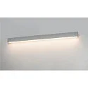 SLV LED Wall luminaire / Mirror luminaire L-LINE 120, 19W 3000K 1650lm 120°, IP44, anodised silver
