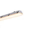 SLV LED Outdoor Wall and Ceiling luminaire IMPERVA 120, IP66 IK08, 40W 120°, 3000K 4200lm, grey