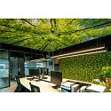 LED Pendant luminaire GLENOS, 100cm, UGR, 52W 3000K, black matt