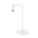 Luminaria de mesa KARPO TL ajustable, con regulador táctil IP20, blanco regulable