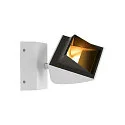 LED Wall luminaire MERADO FLOOD WL, TRIAC dimmable, rotatable and swiveling, 40W 115°, 3000K 3000lm, white