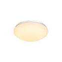 SLV Luminaria de pared para exteriores LIPSY® 30 DOME CCT Switch, abombado IP44, blanco 