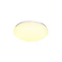 SLV Luminaria de pared para exteriores LIPSY® 30 DOME CCT Switch, abombado IP44, blanco 