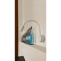 SLV Premium LED Displaylamp DIO FLEX PLATE, with flex arm and switch, 1.9W 45°, 2700K 82lm, white
