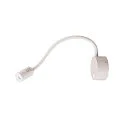 Luminaria de exposición DIO FLEX PLATE con interruptor, con brazo flexible IP 20, blanco