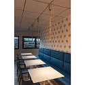 SLV Premium LED Pendant luminaire HELIA 30 PD, Surface mounting, 10W 3000K 550lm 40°, TRIAC dimmable, soft gold