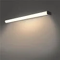 SLV Premium LED Wall luminaire MARYLIN, IP44, chrome / white, 120°, length 90cm, 21W 3000K 1400lm