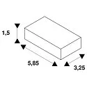 SLV DALI Converter on 1-10V, galvanically isolated, 0 - 1000W, relay max. 8A, IP20, SK2, gray