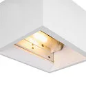 SLV Luminaria de pared PLASTRA QT-DE12 WL R7s 118mm, blanco
