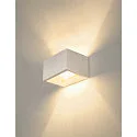 SLV Luminaria de pared PLASTRA QT-DE12 WL R7s 118mm, blanco