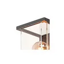 SLV Outdoor Wall luminaire QUADRULO WL, E27, anthracite