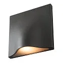 SLV Luminaria de pared para exteriores VILUA II WL IP54, antracita