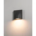 SLV Luminaria de pared para exteriores VILUA II WL IP54, antracita