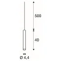 SLV Luminaria colgante FITU PD E27 IP20, blanco