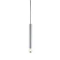 SLV Luminaria colgante FITU PD E27 IP20, aluminio cepillado
