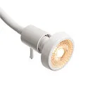 SLV Luminaria de pared DIO FLEX PLATE QPAR 51 WL GU10 IP20, blanco