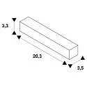 DALI controllable Connector with Feed-In option for S-TRACK, black