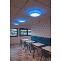 SLV LED Wall-/Ceiling luminaire SLV VALETO® MALANG LED, 39W, 110°, 2700-6500K, 2400/350lm, IP20, white