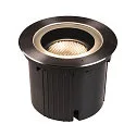 SLV LED Floor recessed luminaire DASAR® 270 LED Outdoor luminaire, round, symmetrical light beam, 30W, IP65/IP67, black