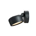 SLV LED Outdoor spot ESKINA SPOT LED Wall-/Ceiling luminaire, 14,5W, 95°, 3000/4000K, 1000lm, IP65, dimmable, anthracite