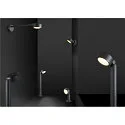 SLV LED Outdoor spot ESKINA SPOT SENSOR LED Wall-/Ceiling luminaire, 14,5W, 95°, 3000/4000K, 1000lm, IP54, dimmable, anthracite