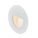 Luminaria de pared empotrable WORO LED, blanco