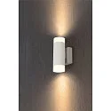 Luminaria de pared ASTINA Arriba-Abajo, cilíndrico, con difusor GU10 IP20, blanco regulable