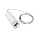 Luminaria colgante ASTINA abajo, cilíndrico, con difusor GU10 IP20, blanco regulable