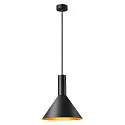 Luminaria colgante PHELIA 275 E27, dorado, negro