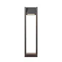 SLV LED Outdoor luminaire QUAD POLE LED Floor lamp, 18W, 100°, 3000K, 1550lm, IP65, anthracite