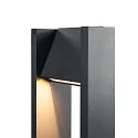 SLV LED Outdoor luminaire QUAD POLE LED Floor lamp, 18W, 100°, 3000K, 1550lm, IP65, anthracite