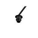 SLV floor lamp FENDA BOW BASIS with switch, without shade, adjustable, with lamp socket E27 IP20, black 