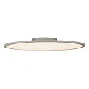 Luminaria de techo PANEL 60 DALI LED redondo, gris